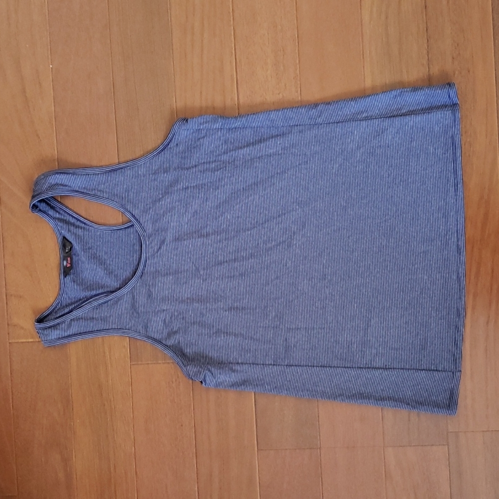 Stoic shadow stripe tank top (0726)